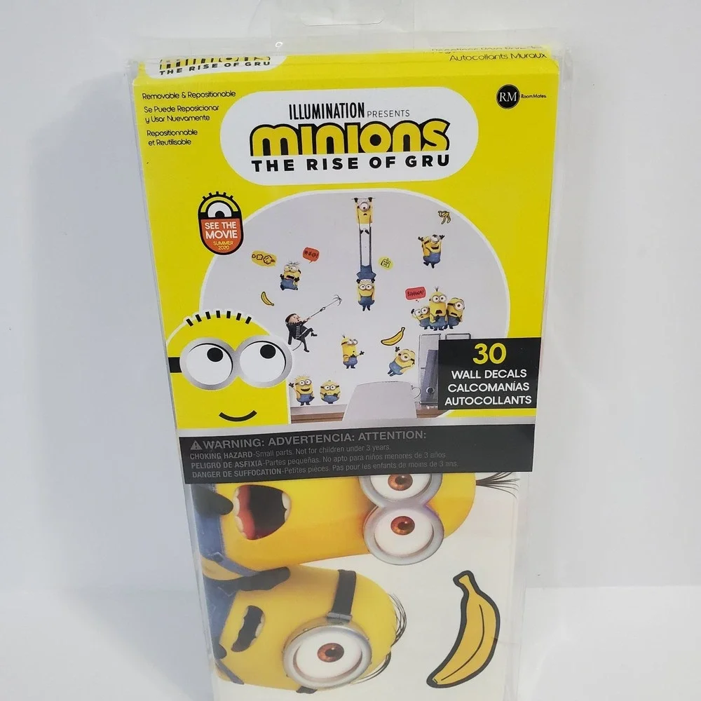 Minions Despicable Me Wall Decals Bundle Lot Of‎ 2